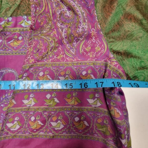 Custom Made Silk Top Purple Bolero Blazer Butterfly Sleeves Size S - NEW ! - Picture 11 of 16